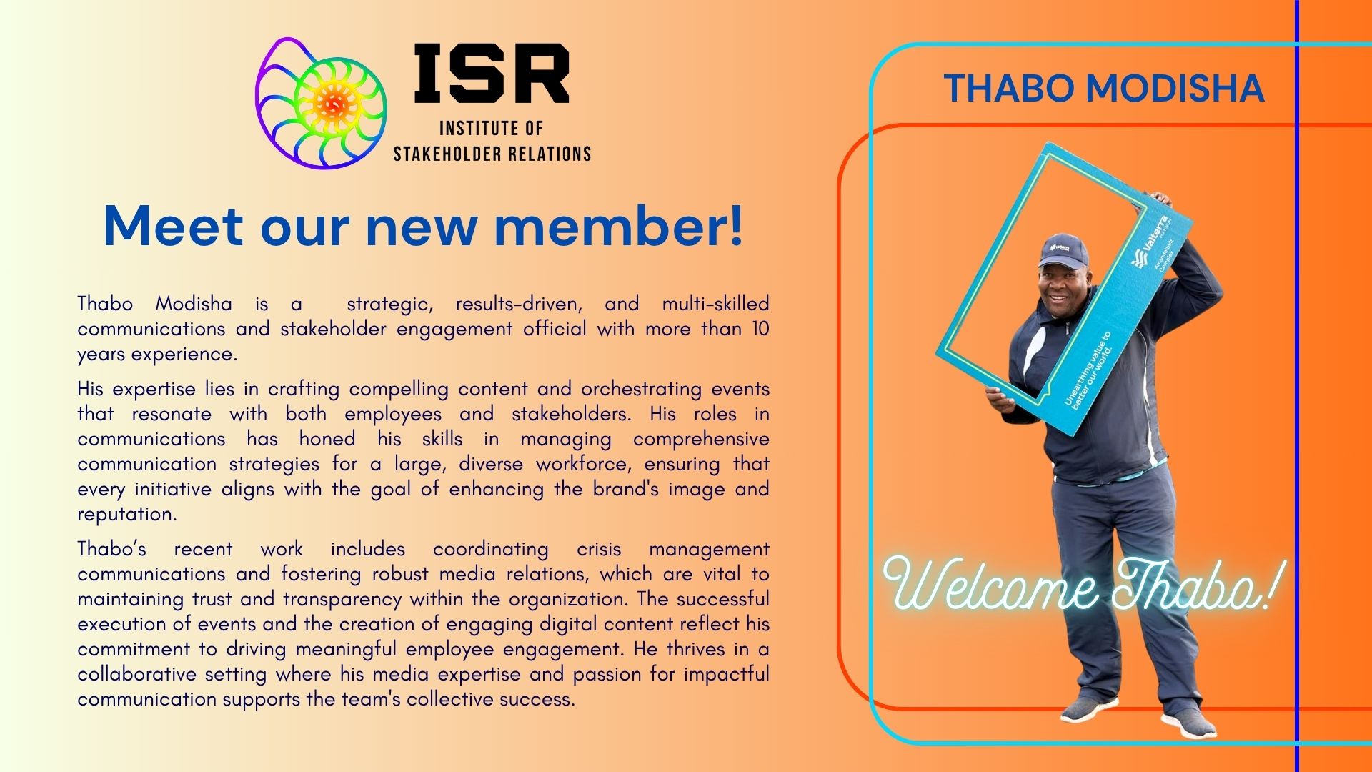 Thabo Mathews Modisha (198707225)